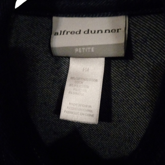 Embroidered Chambray Button Down Alfred Dunner Western Granniecore MP - Picture 8 of 12